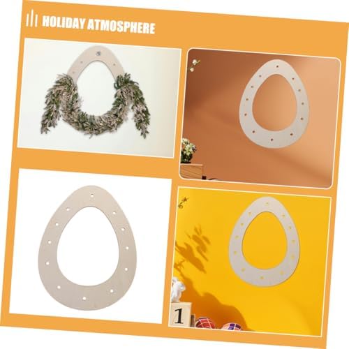 MAGICLULU Wooden Wreath Frame for Easter Decor