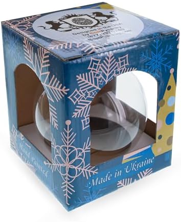 Coffee Lover Glass Ball Christmas Ornament 325 Inches