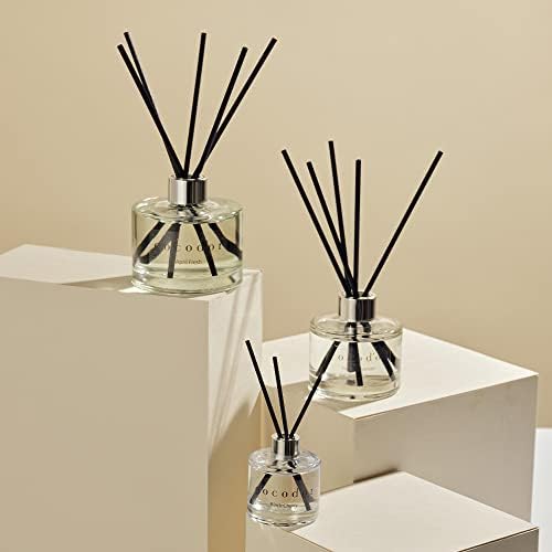 Cocodor Black Fiber Reed Sticks 100pcs Diffuser Set