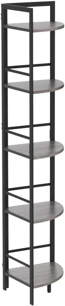 BON AUGURE 5 Tier Corner Bookshelf Stand