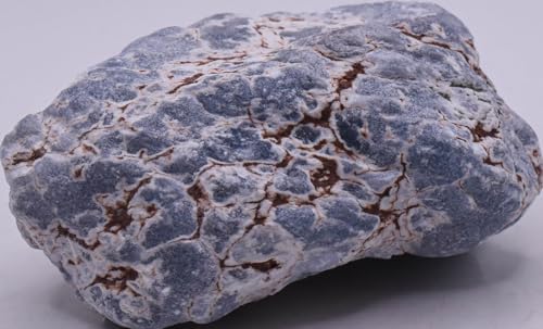 275 Inch Blue Angelite Rough Natural Gemstone for Carving