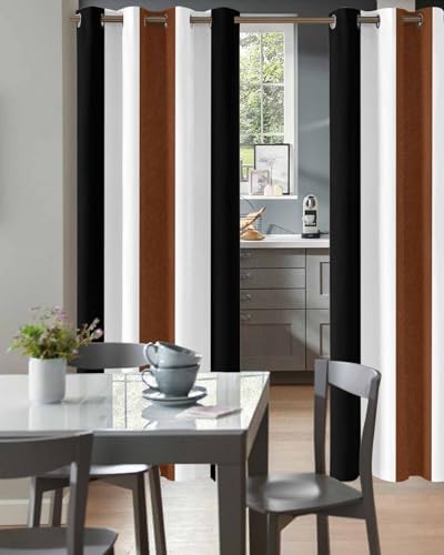 YOKOU Grommet Curtain for French Doors 42x84 Inch