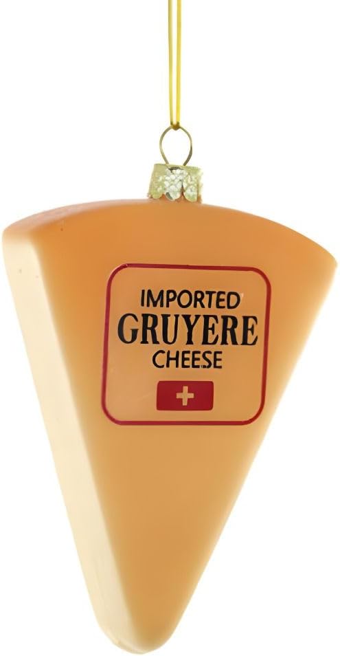 Cody Foster Co Gruyre Cheese Wedge Ornament