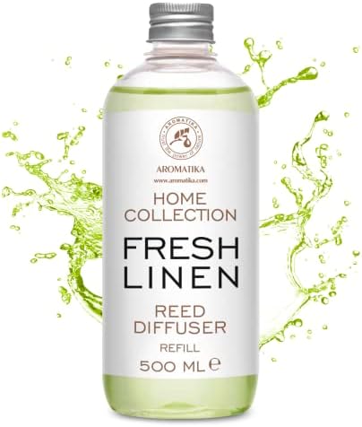 AROMATIKA Fresh Linen Reed Diffuser Refill 170 Fl Oz