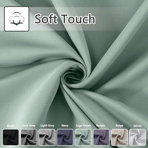 AOSKY Door Curtains for Privacy and Light Blocking
