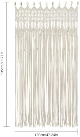 XUFOPLY Macrame Curtains Boho Window Room Divider