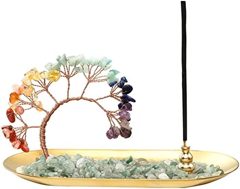 Crystal Incense Burner Holder for Meditation and Home Decor