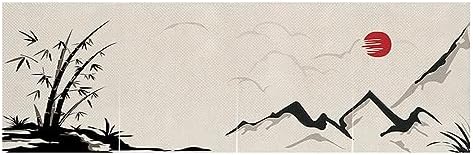 Japanese Sushi Bar Noren Door Curtain Panel W22