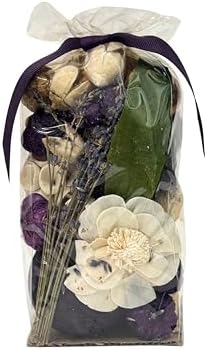 De La Terre Purple Lavender Fragrance Mini Potpourri Bag Decor