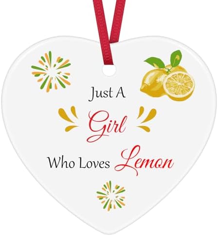 Lemon Lover Ceramic Ornament Keepsake Sign