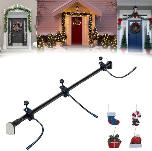 gifskiu Adjustable Door Garland Hanger 3 Sizes No Screws
