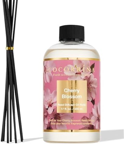 Cocorrna Cherry Blossom Reed Diffuser Refill 17oz
