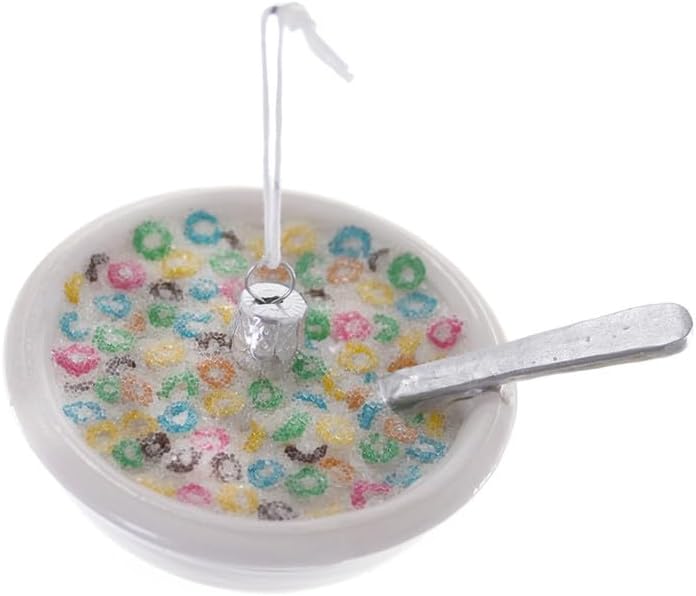 Bridge Collection Colorful Cereal Ornament