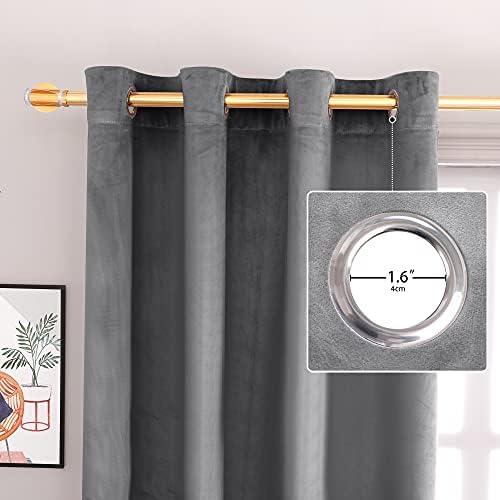 Super Soft Velvet Curtain Panels for Living Room and Bedroom