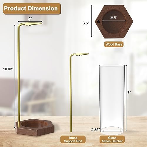 Henlisen Glass Incense Holder for Sticks