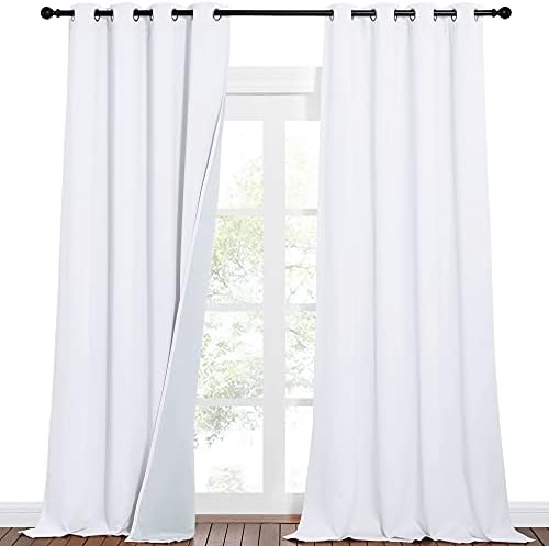 NICETOWN Noise Dampening Curtains for Large Window and Wall Divider