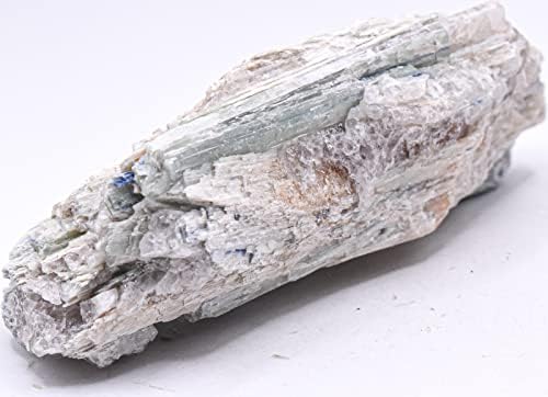 Greenish Blue Kyanite Blade Cluster Rough Natural Crystal - 235g
