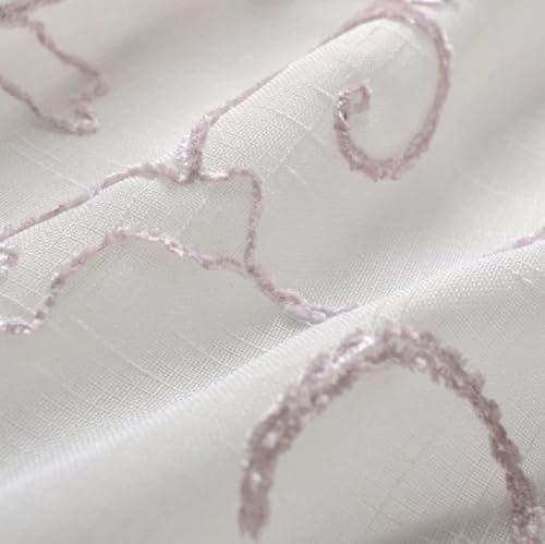 Iuokuby American Pastoral Style Line Jacquard Curtains