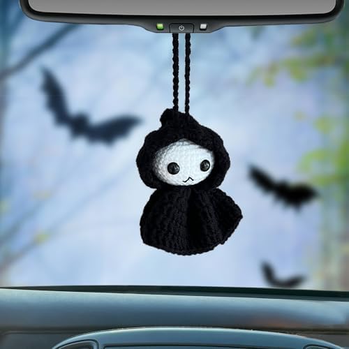 Grim Reaper Halloween Car Mirror Ornament