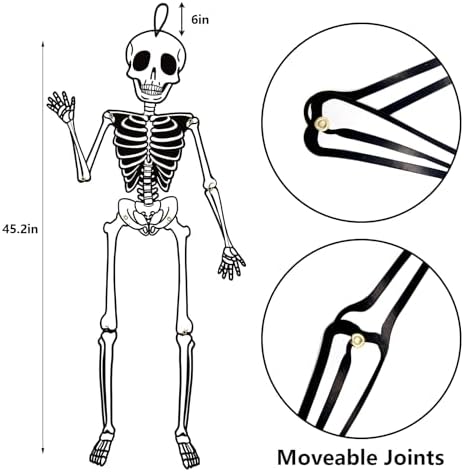 Kalefo Halloween Glow in the Dark Skeleton Decorations