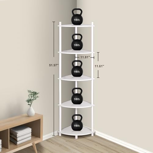 YGYQZ 5 Tier Tall Display Bookshelf Stand