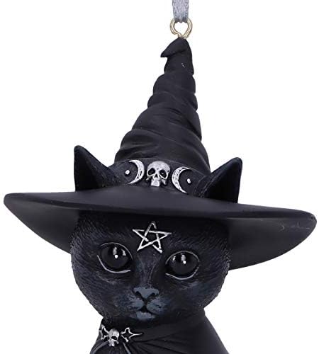 Nemesis Now Witch Cat Hanging Ornament 115cm Black Resin