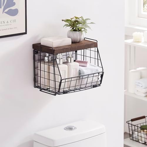 LIGHT DUST Wall Storage Hanging Baskets 2 Pack