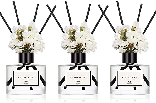 WEALD TRIBE Reed Diffuser Set of 3 Luxury Hotel Scents
