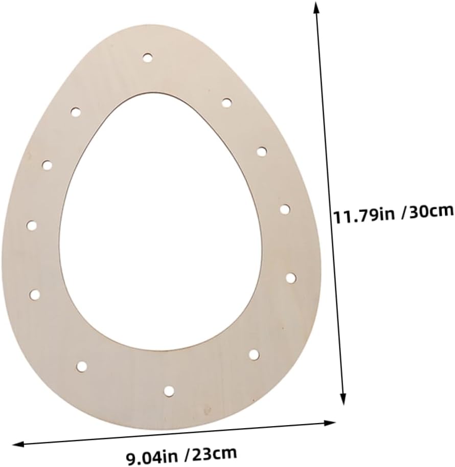 MAGICLULU Wooden Wreath Frame for Easter Decor