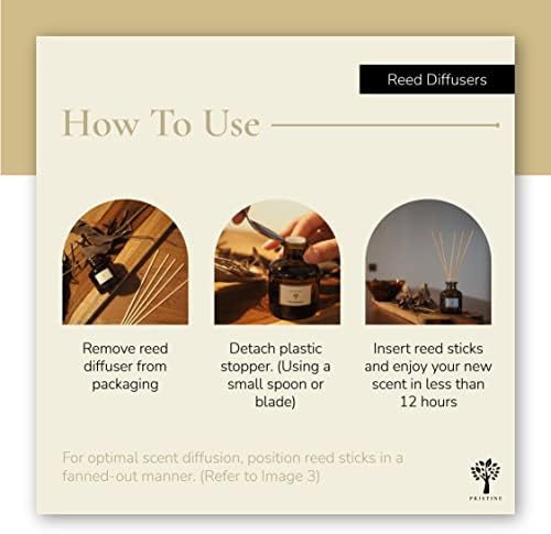 PRISTINE Himalayan Tea Reed Diffuser Oil Set