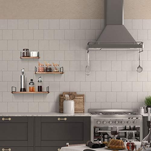 Floating Wall Shelves Set of 3 Rustic Wood Storage for Home