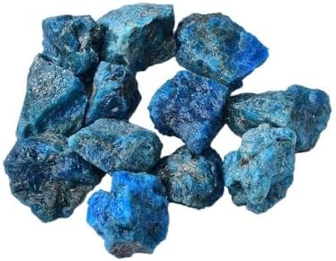 3 Pounds Blue Apatite Raw Gemstones for Tumbling and Jewelry Making