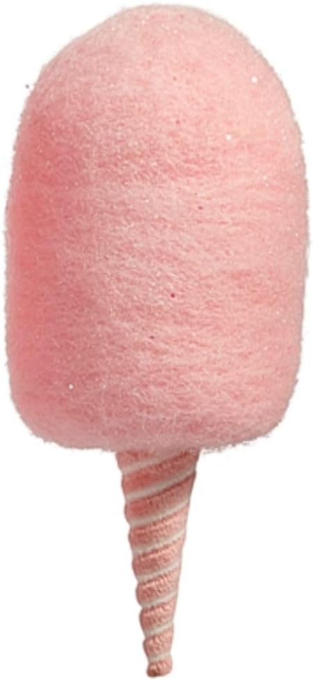 RAZ Imports Cotton Candy Ornament Light Pink