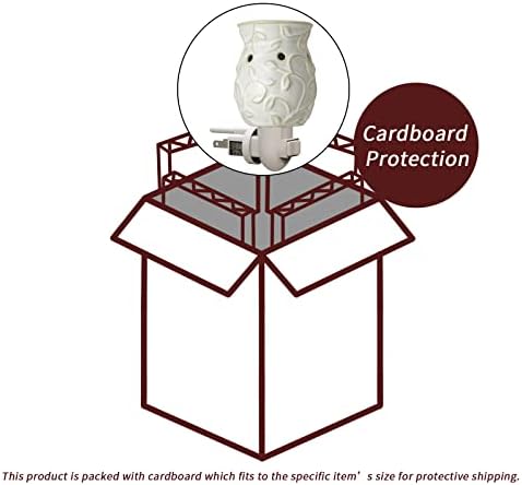 STAR MOON Candle Warmer with Ivy Bas-Relief Design