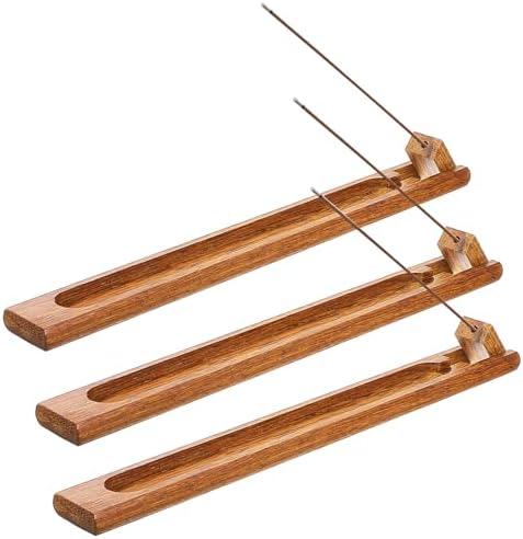 3 Pcs Wooden Adjustable Incense Stick Holder