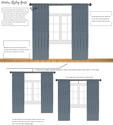 Central Park Ombre Door Curtain 100 x 84 Panel