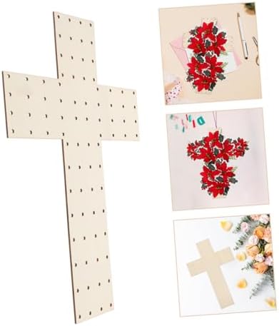 Wooden Cross Wreath Frame for Holiday Decor