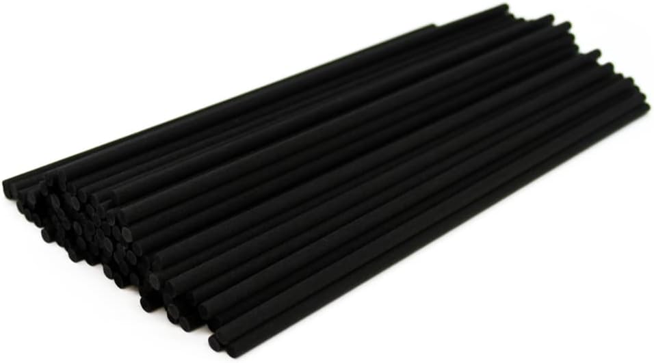 Cocodor Black Fiber Reed Sticks 100pcs Diffuser Set
