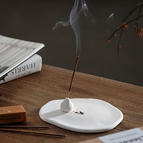 Handmade Pomelo Pumpkin Ceramic Incense Holder