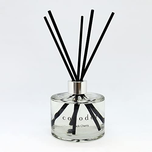 Cocodor Black Fiber Reed Sticks 100pcs Diffuser Set