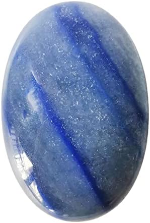 Loveliome Natural Blue Aventurine Oval Worry Stones