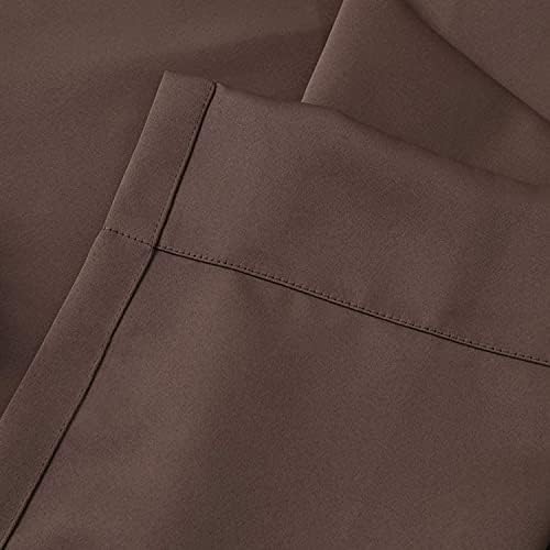 LIYAXUN 102 Inch Long Brown Grommet Curtains 1 Panel