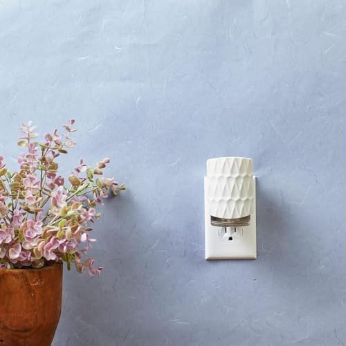 Yankee Candle ScentPlug Diffuser Organic Pattern White 1 CT