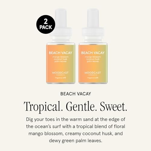 Pura Moodcast Home Scent Refill 2 Pack - Beach Vacay