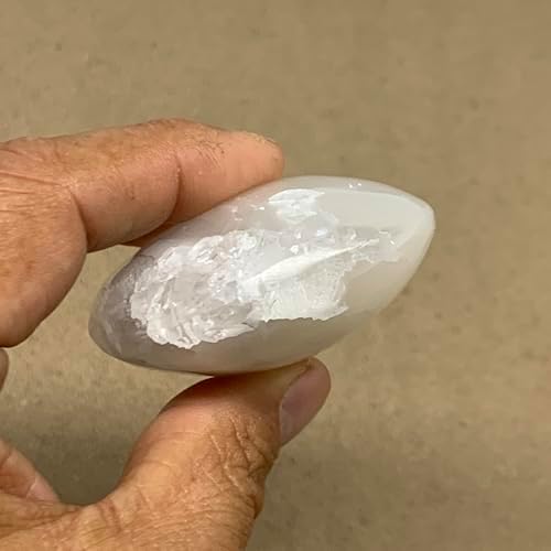 28x2x1 Inch Natural Selenite Palm-Stone Crystal