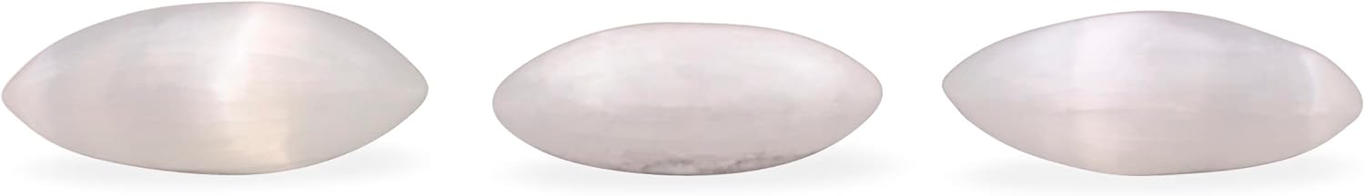 Crystal Dreams Selenite Palmstone Healing Stone