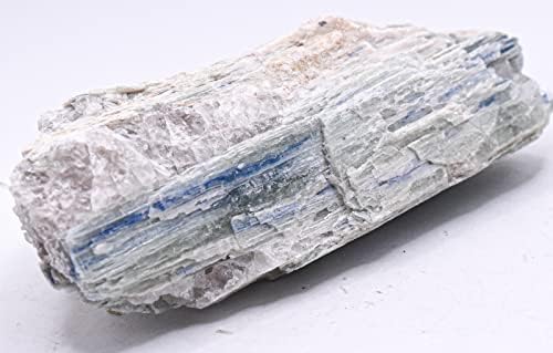 Greenish Blue Kyanite Blade Cluster Rough Natural Crystal - 235g