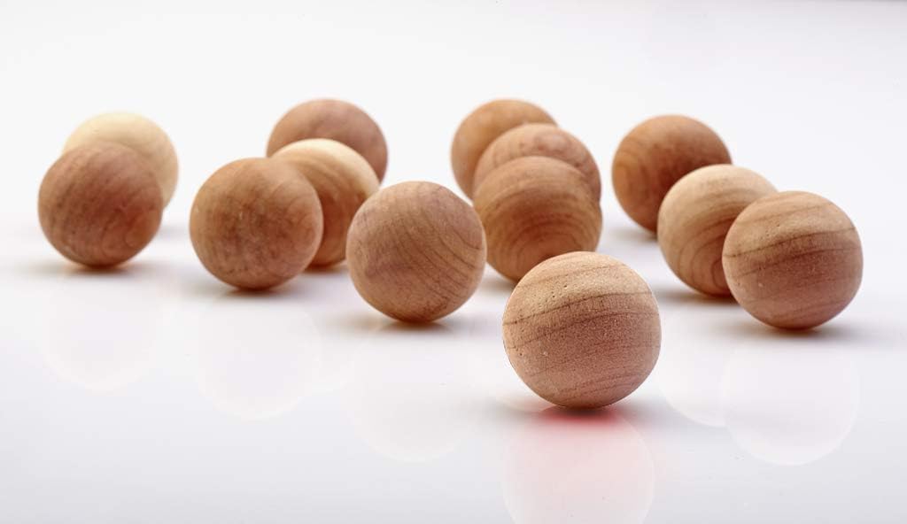 180 Pcs Cedar Balls with Satin Bags for Home Fragrance