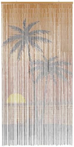 Charming Tree Print Door Curtain for Privacy and Fresh Air