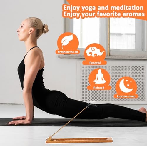 3 Pcs Wooden Adjustable Incense Stick Holder